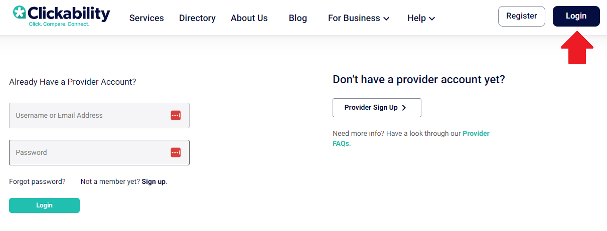 Screenshot of login.png